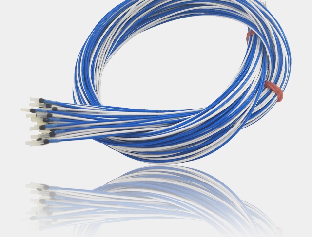 MZ6 PTC thermistor with PTFE triple strand wire